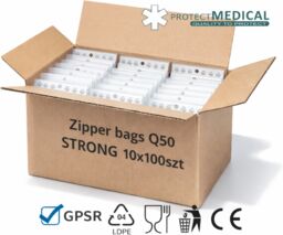 Woreczki strunowe 100x150 Q50 STRONG 1000szt