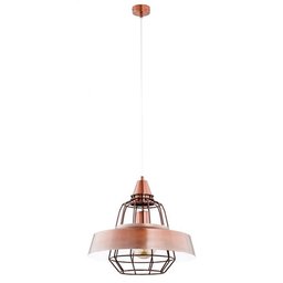 Nowoczesna lampa TAMARIS miedziana śr. 40cm