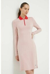 Fila sukienka kolor różowy mini prosta