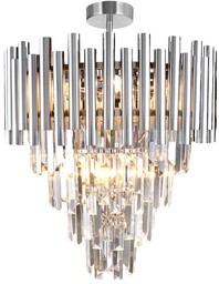 MILAGRO ML8805 Lampa sufitowa MADISON CHROME 9xE14