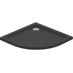 CERSANIT Brodzik półokrągły TAKO 90x4 czarny mat S204-039