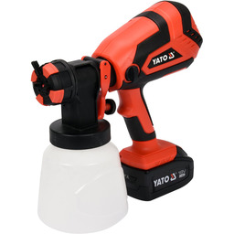 Yato PISTOLET MALARSKI 18V, PRZEPŁYW 1 L/MIN -