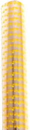 Folia Ozdobna W Gwiazdki Żólta 54X54 Cm 50Szt