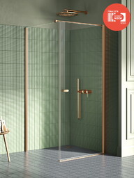 New Trendy New Soleo Copper Brushed kabina kwadratowa