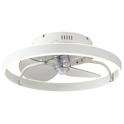 Wentylator sufitowy biały 50 cm z LED