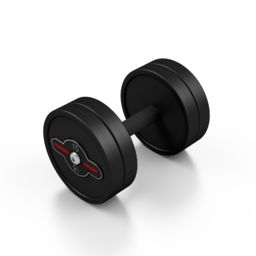 Marbo Sport Hantla stalowa gumowana 15 kg czarny