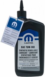 Oryginalny olej mostu LSD 75W140 MOPAR MS-8985 Jeep