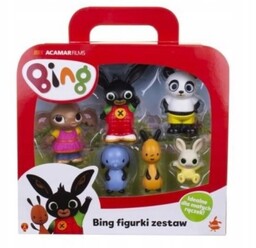 Królik Bing Duży Zestaw 6 Figurek Pando Sula