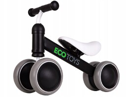 Rowerek biegowy treningowy mini rower dla dzieci czarny