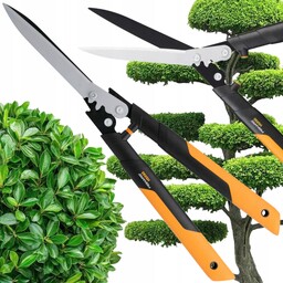 Sekator Nożycowy Fiskars Nożyce Dwuręczne Do Żywopłotu Gałęzi