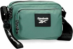 Reebok Elsie kosmetyczka, Zielony, Bandolera Dos Compartimentos, podwójna