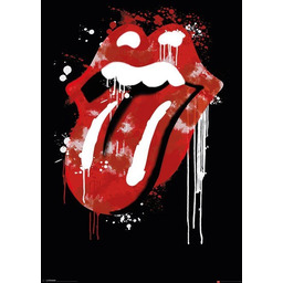 The Rolling Stones Graffiti Lips - plakat