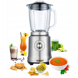 Mocny Blender Kielichowy 1800W Szklany Dzbanek