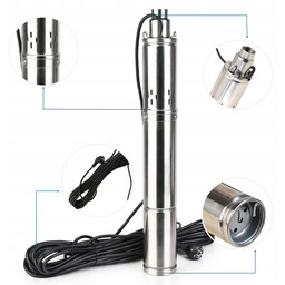 Mocna Pompa Głębinowa 3" Do Studni 250W 30L/MIN