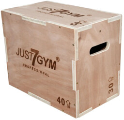 Skrzynia plyometryczna Box Jump - drewniana skrzynia 50x40x30