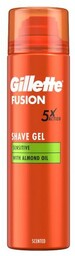 Gillette Fusion Żel do golenia z olejkiem migdałowym