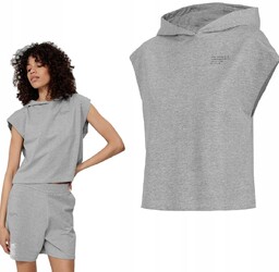 Bluza Z Kapturem Bez Rękawów 4F Damska Sportowa