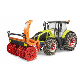 Bruder traktor Claas z pługiem śnieżnym 03017