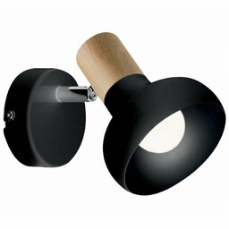 Kinkiet LAMPA ścienna Arezzo LP-1420/1W BK Light Prestige