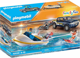 Zestaw Figurek Family Fun 70534 Pickup Z Łodzią