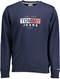BLUZA TOMMY HILFIGER BEZ ZAMKA MĘSKA NIEBIESKA