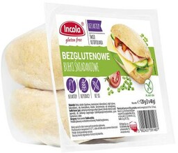 BUŁKI ŚNIADANIOWE BEZGLUTENOWE 120 G INCOLA