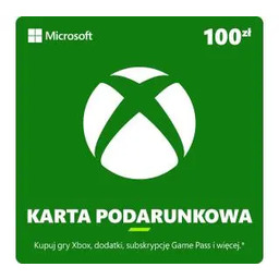 Karta podarunkowa Xbox 100 zł [Bon Agencyjny] Kod