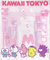 Northwest Hello Kitty jedwabny koc narzuta, 127 cm