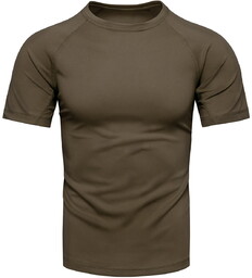 Koszulka sportowa męska t-shirt khaki termoaktywny Recea