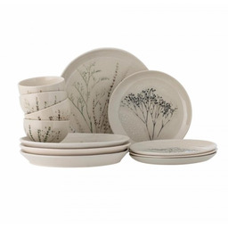 Bloomingville BEA Zestaw Obiadowy 12 El. / Motyw