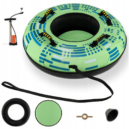 Ślizgacz Śnieżny Zielony Dmuchaniec