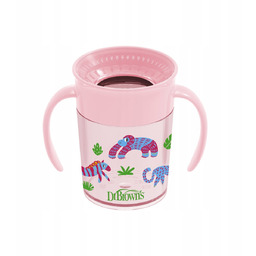 Kubek Treningowy 360 Stopni 200Ml Dr Browns Róż