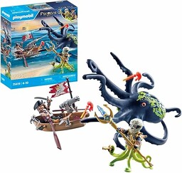 PLAYMOBIL Pirates 71419 Walka z gigantyczną ośmiornicą, Piraci