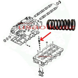 Sprężyna zaworowa Jeep Liberty Cherokee 2,5 CRD 2,8CRD
