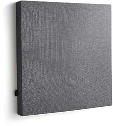 Panel akustyczny POLY, kwadratowy, 600x600x56 mm, ścienny, ciemnoszary