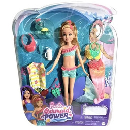 Lalka Barbie Stacie Moc Syren Syrenka HHG56