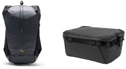 Zestaw Plecak Outdoor Peak Design Backpack 25L Czarny