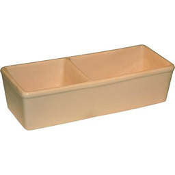 Kerbl Ceramiczna podwójna miska, 350-450 ml