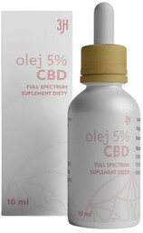 3H Olej CBD 5% FULL SPECTRUM, 10ml
