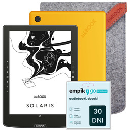 Zestaw Czytnik E-booków inkBOOK Solaris Yellow + Etui