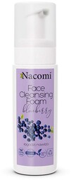 Nacomi, pianka oczyszczająca do twarzy, Borówka, 150ml