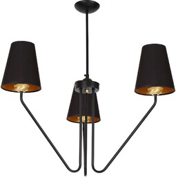 MILAGRO MLP4912 Żyrandol VICTORIA BLACK 3xE27