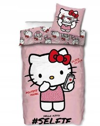 Hello Kitty 140x200cm 65x65cm Pościel poduszka Duvet Cover