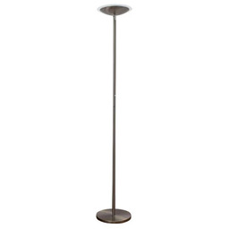Lindby - Malea LED Lampa Podłogowa Matt Nickel