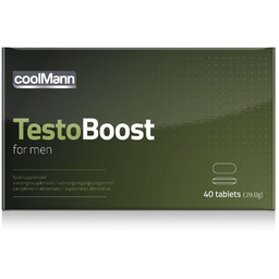 Suplement Dety Poprawiający Sprawność Seksualną CoolMann Testoboost 40