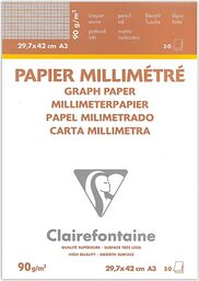 Clairefontaine 97136C  Blok klejony z papierem welinowym