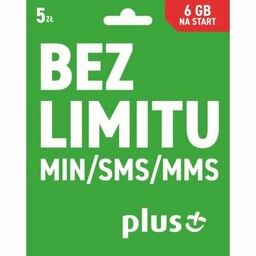 PLUS Pakiet startowy 5 Bez Limitu 5zł