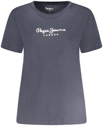 PEPE JEANS DAMSKA KOSZULKA Z KRÓTKIM RĘKAWEM NIEBIESKA