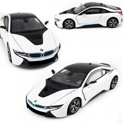 COIL Samochód Auto kolekcjonerskie metalowe BMW I8 białe