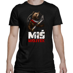 Miś Wojtek - męska koszulka na prezent